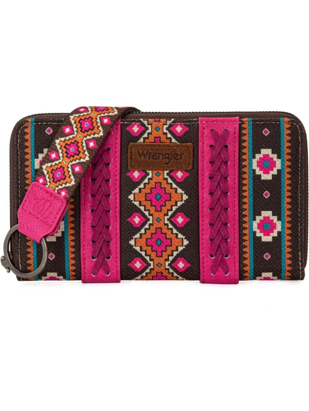Western Aztec Clutch Wallet for Women | Stylish Wristlet with Card Holder